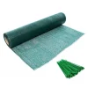 Plasa de umbrire, 80 g/mp, grad de umbrire 85%, verde, 20x2 m, cu 50 de coliere pentru montare, 150x2.5 mm
