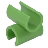 Conector plastic tip T pentru araci de 11 mm, set 24 buc, verde