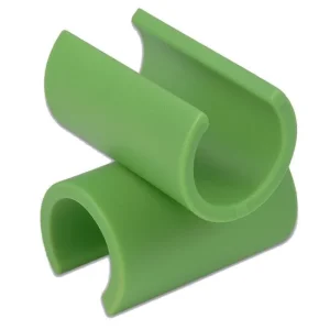Conector plastic tip T pentru araci de 16 mm, set 12 buc, verde