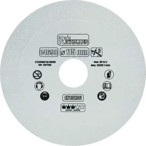 Disc diamantat pentru sticla, taiere uscata, 115x22.23 mm, Richmann