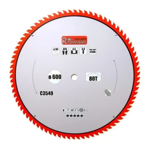 Disc circular vidia pentru lemn, 80 dinti, 600x30 mm, Richmann Exclusive