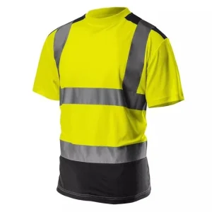 Tricou de lucru, reflectorizant, galben, model Visibility, marimea XXL/58