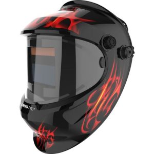 Masca de sudura cu autoreglare a intensitatii luminoase