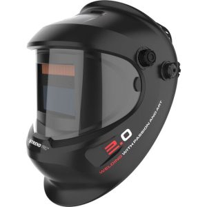 Masca de sudura cu autoreglare a intensitatii luminoase