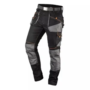 Pantaloni de lucru slim fit, cu curea, model HD, marimea XXL/56, NEO