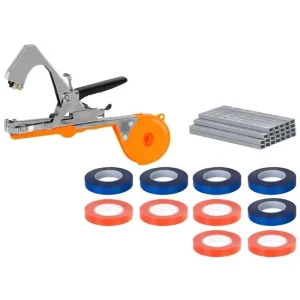 Dispozitiv pentru legat plante, vita de vie, 10000 capse, 10 benzi, Cameleon