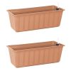 Set 2 jardiniere pentru flori cu sistem irigatie