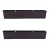 Set 2 jardiniere decorative, Ratolla Case P, maro, 68.5x17.3x15 cm