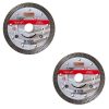 Set 2 discuri diamantate turbo subtire