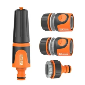 Duza furtun, tip jet, cu accesorii, 4 piese, 1/2", Richmann Exclusive