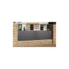 Paravan pentru balcon, terasa, gard PVC, gri, 1300 g/m2, UV, 3x1 m