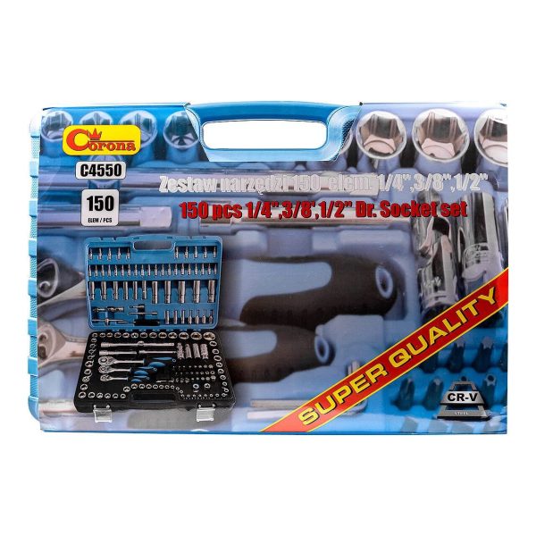 Trusa profesionala de scule, set 150 piese, Richmann