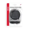 Suport auto universal pentru pahare, montaj in grila de ventilatie, culoare argintiu, DH-04