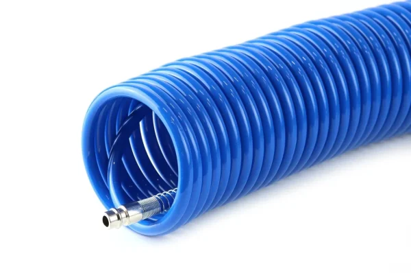 Furtun spiralat pentru aer comprimat din PE, 5 x 8mm, lungime 10m, PT-04