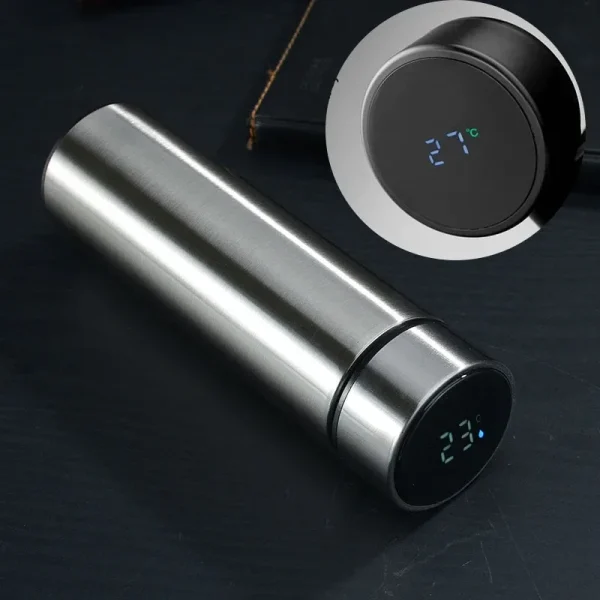 Recipient Termos SMART CUP LED, 500ml, cu afisaj temperatura