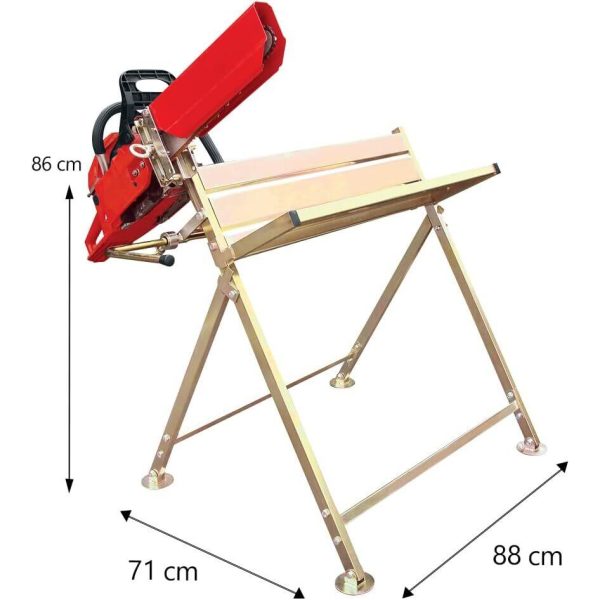 Capra taiat lemne, 88x71x86 cm, max 120 kg, suport pentru drujba, Strend Pro