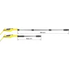 Aspirator de geamuri si oglinzi, electric, maner telescopic 120 cm, stergator/curatator fara fir cu acumulator 200 mAh, 280 ml, laveta microfibra