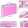 Set 145 piese pentru pictura, pentru copii sau adulti, pixuri de colorat, creioane colorate si vopsele de pictura, cu geanta de transport ROZ, model AVX-WT-BLAK