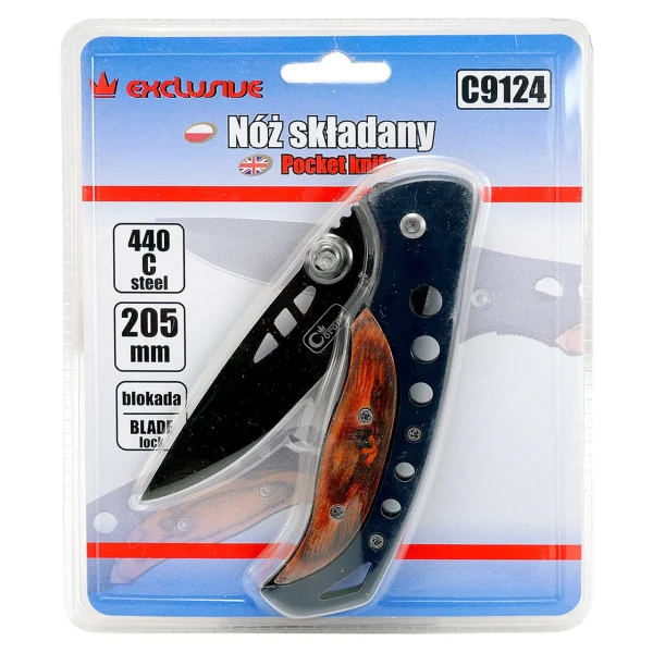 Briceag, cutit rabatabil de buzunar, lama teflon, 205 mm, Richmann Exclusive