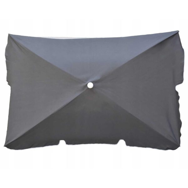 Umbrela balcon/terasa, Jumi, cu manivela, antracit, 220x130x240 cm