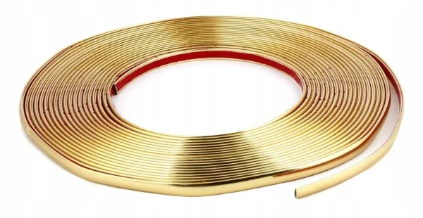 Rola Ornament autoadeziv, 6mm x 15m, culoare Crom GOLD