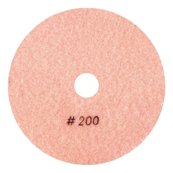 Discheta diamantata, lustruit/slefuit, umed/uscat, flexibila, K200, 125 mm, Graphite