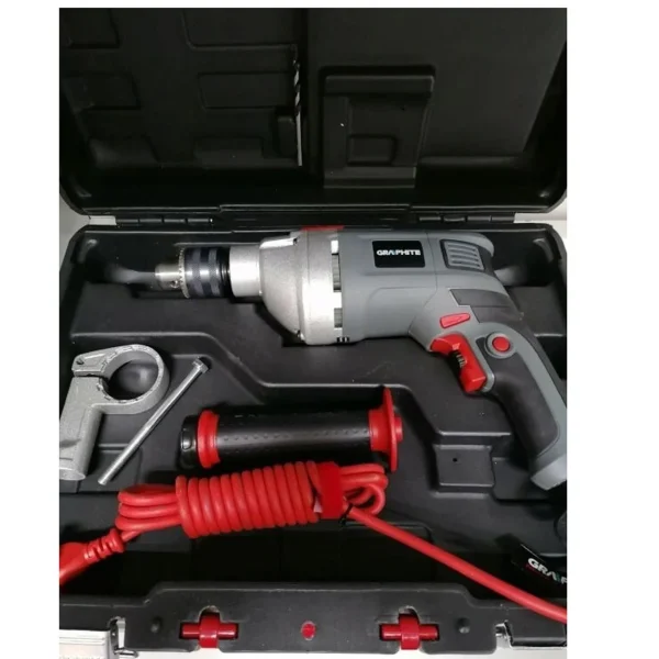 Masina de gaurit, insurubat (bormasina), cu percutie, 720 W, mandrina 1.5-13 mm, Graphite