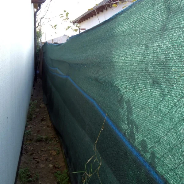 Plasa de umbrire, HDPE, 140 g/mp, grad de umbrire 85%, verde, 10x1.2 m