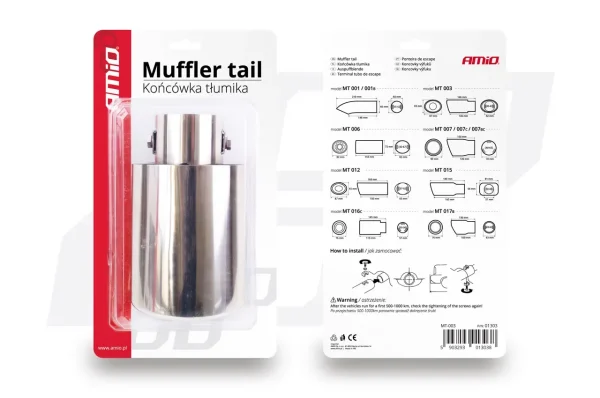 Ornament toba esapament din otel inoxidabil MT 003