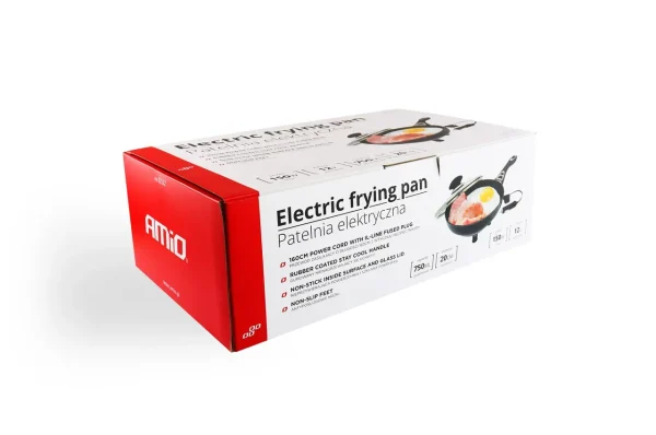 Tigaie electrica cu capac pentru camion 20cm x 4cm 250W 24V