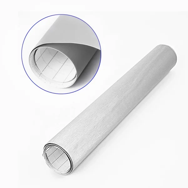 Folie colantare auto Aluminiu Polisat Argintiu (1m x 1,52m)