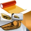 Folie protectie faruri / stopuri auto - Orange (pret/m liniar) - 034