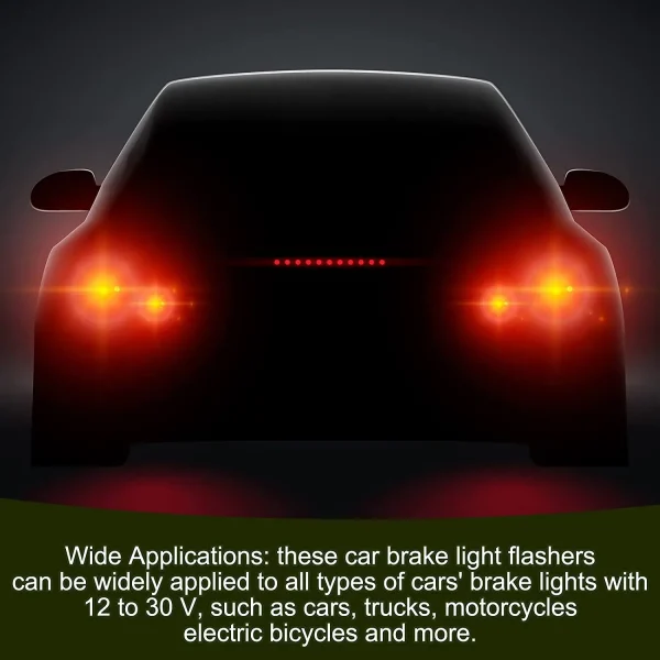 Modul Strobo Flash pentru lampa Stop Frana, alimentare 12V - 24V, auto, moto, camion