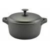 Oala de fonta cu capac, 5.2 L, Perfect Home