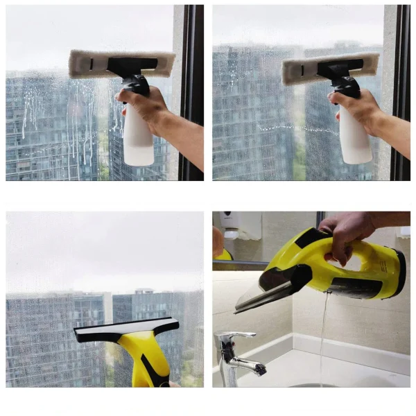 Aspirator, curatator de geamuri, cu acumulator