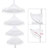 Raft pentru baie/dus, Vasagle, reglabil, inox, 4 rafturi, alb, 85-305 cm