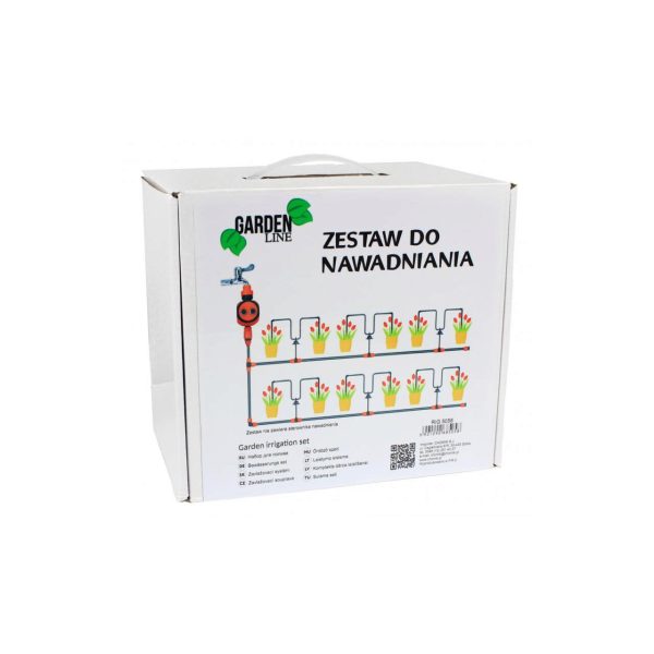 Sistem irigatii prin picurare, 64 piese, GardenLine