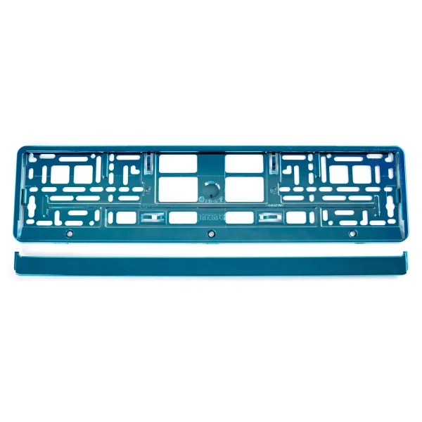 Suport numar inmatriculare din plastic, calitate Premium, culoare TURQUOISE