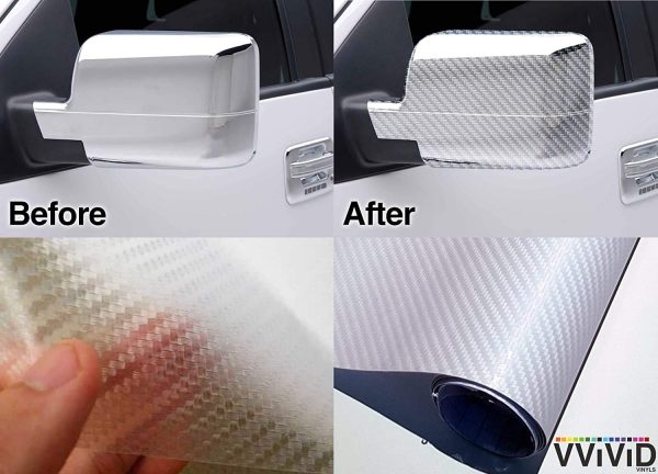 Folie colantare auto Carbon 3D Transparent (3m x 1,27m)