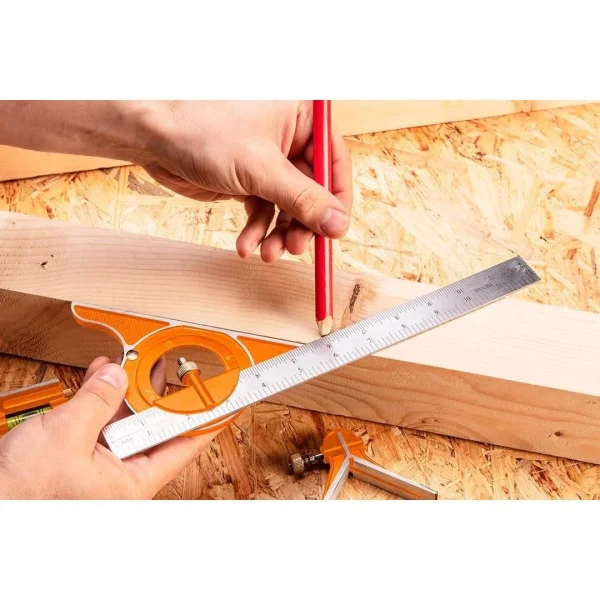 Instrument multifunctional de masurat unghiuri, 30 cm, NEO