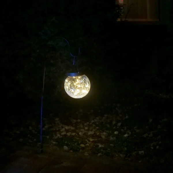 Lampa solara pentru gradina, 20 LED-uri, 75 cm, Rigel