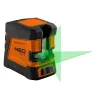 Nivela laser, verde, linie incrucisata, suport magnetic, 20 m, NEO