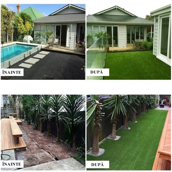 Gazon/Iarba artificiala, verde, inaltime fir 7 mm, 5x2 m