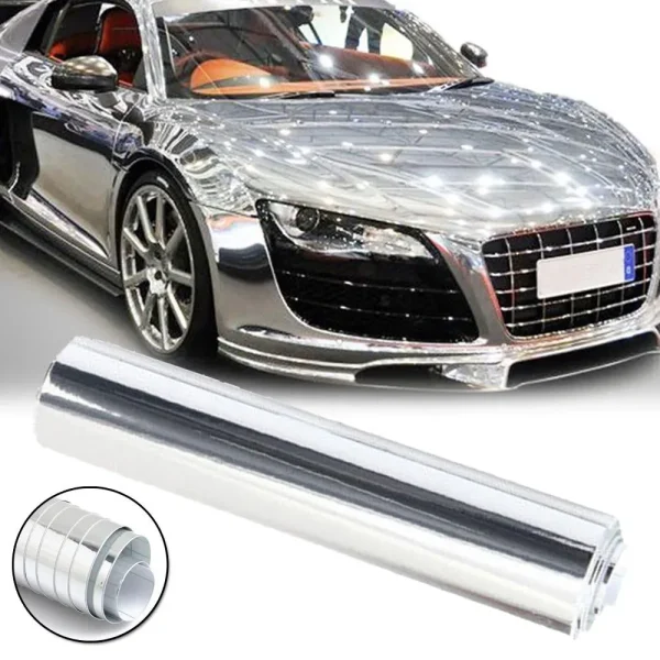 Folie colantare auto Crom (1m x 1,52m)