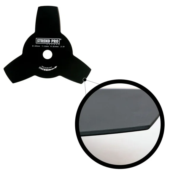 Disc metalic stea pentru motocoasa/trimmer, trei colturi