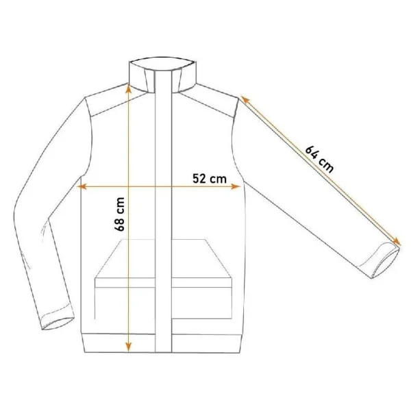 Geaca din lana polara pentru femei, model Woman Line, negru, marimea L/40, NEO