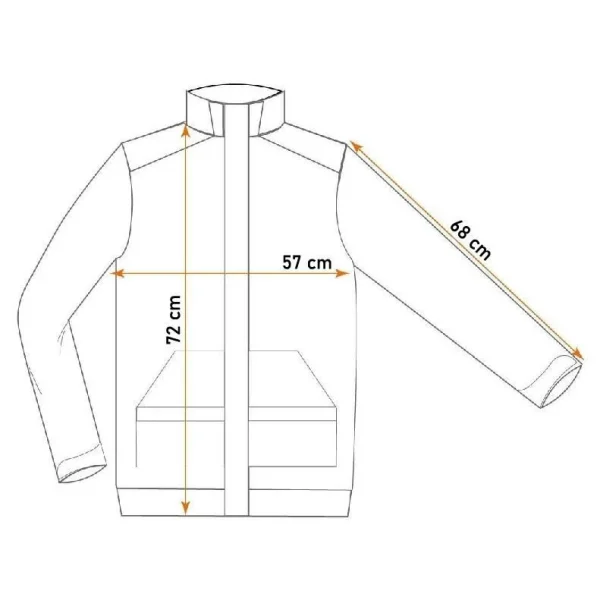 Geaca din lana polara pentru femei, model Woman Line, negru, marimea XXL/44, NEO