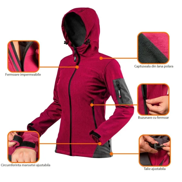 Hanorac impermeabil pentru femei, model Woman Line, marimea S/36, NEO