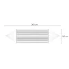 Hamac bumbac, max 200 kg, 240x160 cm, Ling, Strend Pro