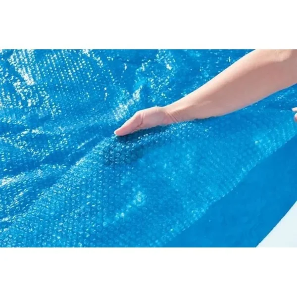 Prelata solara acoperire piscina 366 cm, rotunda, albastra, 356 cm, Bestway FlowClear 
